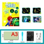 Planche a dessin lumineuse a3 a4 a5 led, bricolage, graffiti, gribouillage, tablette a dessin magique, ...