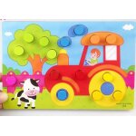 Planche a documents en bois pour enfants, puzzle d'ducation prcoce, appairage nitive, gomtrique, ...