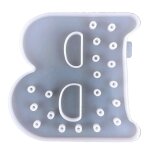 Planche a enfiler educative pour enfants � moule a lettres en silicone pour bureau - b