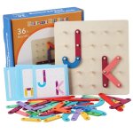 Planche a ongles en bois montessori, ensemble de colonnes géométriques, nombres numériques, alphabet, ... Planche a ongles en bois montessori, ensemble de colonnes géométriques, nombres numériques, alphabet, ...