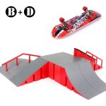 Planches à roulettes à doigts, ensemble de pièces de rampe de patin, jouet de vélo, entraînement des ... Planches à roulettes à doigts, ensemble de pièces de rampe de patin, jouet de vélo, entraînement des ...
