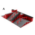 Planche a roulettes a doigts grande scène, bricolage mini parc figure skate plate - forme cascade rampe ... Planche a roulettes a doigts grande scène, bricolage mini parc figure skate plate - forme cascade rampe ...
