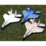 Planeur de chasse en mousse pour enfants, bricolage � la main, mod�le d'avion en mousse, remplissage ...