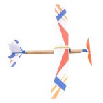 Planeur volant a lancer a la main bricolage, bande de caoutchouc elastique aliment� avion volant, mod�le ...