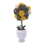 Plantes en pot 1:12 1:6 poupe maison scne de vie, modle de meubles, argile verte hortensia ornement ...