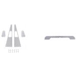 Plaque d'admission antid�rapante avec coque, bande r�fl�chissante antid�rapante pour voiture rc mn d90 ...