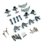 Plaque d'amortisseurs, moyeu de direction combo, accessoire pour wltoys k989 k999 k969 p939, echelle ...