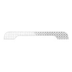 Plaque antidrapante pour porte arrire de voiture, plaque mtallique dcorative pour 1 / 10 rc crawler ...