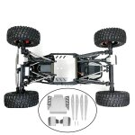 Plaque de blindage pour ch�ssis en m�tal rc, pour t�l�commande axiale rbx10 axi03005, chenille, mod�le ...