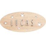 Plaque dcorative personnalisable - etoiles