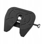 Plaque de dcouplage pour tracteur  chenilles tamiya 1 / 14 rc, noire