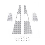 Plaque mtallique antidrapante, accessoires de calandre d'admission, pour mn d90 d99s mn99s 1 / 12 rc, ...