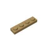 Plaque de pices de briques moc 3710 1x4, 10 pices, compatibles, assemblage de particules pour blocs ...