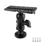 Plaque de support gps avec vis, tte de bateau pivotante a 360 degrs, base de montage universelle pour ...
