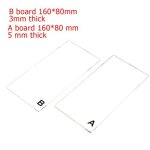 Plaque de tapis de d�coupe en acrylique transparent, pour bricolage, matrices de d�coupe, adaptateur ...
