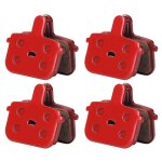 Plaquettes de frein a disque pour vtt, en rsine semi - mtallique, pour m375, m445, m446, 4 paires / ...