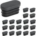 Plastic end caps for tubes furniture feet oval end caps for plastic chair legs oval pipe stopper for ...