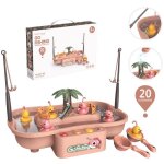 Plate - forme de pche magntique pour enfant, musique, circulation electrique, canard, eau, jeu, jouet, ...