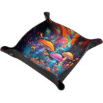 Plateau a d�s - dice tray pour jeux de soci�t� et rpg - livre des merveilles, chi - chi, roll player, ...