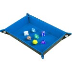 Plateau ds a double face, rectangle pliant en cuir pu et porte - ds en velours bleu ciel pour donjons ...