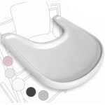 Plateau ergonomique pour chaise stokke tripp trapp v2 + , blanc mat, sans bpa, facile a monter. Plateau ergonomique pour chaise stokke tripp trapp v2 + , blanc mat, sans bpa, facile a monter.