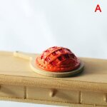 Plateau a g�teaux et pain pour maison de poup�e, 1 pi�ce, mini mod�le de d�cor pour accessoires de cuisine ...