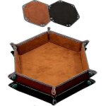 Plateau a d�s pliable en velours hexagonal - 2 pi�ces planche a d�s recto - verso