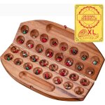 Play - hus bao 35cm mancala jeu de stratgie pliable en bois kalaha de haute qualit avec plateau et ...