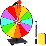 Play - roue de la fortune, 30cm roue de la chance, 12 fentes colorées la roue de la fortune, roue jeux ... Play - roue de la fortune, 30cm roue de la chance, 12 fentes colorées la roue de la fortune, roue jeux ...
