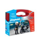 Playmobil 5648 mallette motard de police