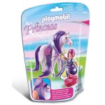 Playmobil 6167 - princesse violette avec cheval a coiffer