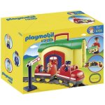 Playmobil 6783 - train avec gare transportable