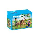 Playmobil 6949 - v�t�rinaire avec enfant et poneys