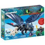 Playmobil 70037 - krokmou et harold avec bb dragon