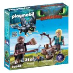 Playmobil 70040 - harold et astrid avec bb dragon