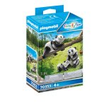 Playmobil 70353 - couple de pandas avec b�b�