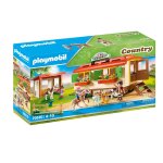Playmobil 70510 - box de poneys et roulotte