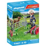 Playmobil action heroes 71467 - pompier avec faon � sauver
