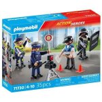 Playmobil action heroes 71730 - set mtiers de la police : 4 policiers