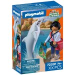 Playmobil animaux et amis 72091 - zoo : dauphin et visiteuse
