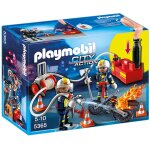 Playmobil city action 5365 - pompiers avec lance a incendie