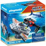 Playmobil city action 70145 - scooter de plong�e et sauveteur