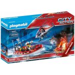 Playmobil city action 70335 - brigade de pompiers avec bateau et hélicoptère Playmobil city action 70335 - brigade de pompiers avec bateau et hélicoptère
