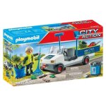 Playmobil city action 71433 - agent d'entretien voirie avec v�hicule