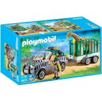 Playmobil city life 4855 - vhicule de zoo avec remorque