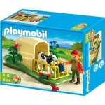 Playmobil country 5124 - abri avec veau et fermi�re