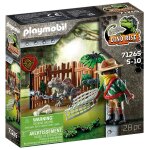 Playmobil dino rise 71265 - b�b� spinosaure et combattant