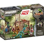 Playmobil dino rise 71378 - starter pack explorateurs et bb tricratops