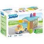 Playmobil junior 71686 - camion avec garage de tri
