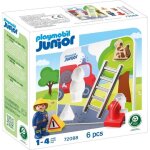 Playmobil junior 72088 - puzzle sur les pompiers